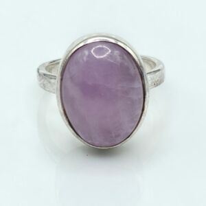 NWT Artisan Crafted Brazilian Kunzite Solitaire Ring 13.9ctw
